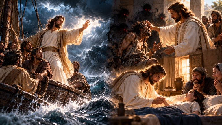 El dominio de Jesucristo sobre la naturaleza, los espíritus y la muerte