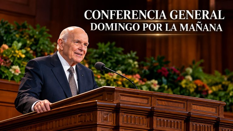 La sesión del domingo por la mañana puso el énfasis en la fe, los convenios, la integridad, el servicio y la paz